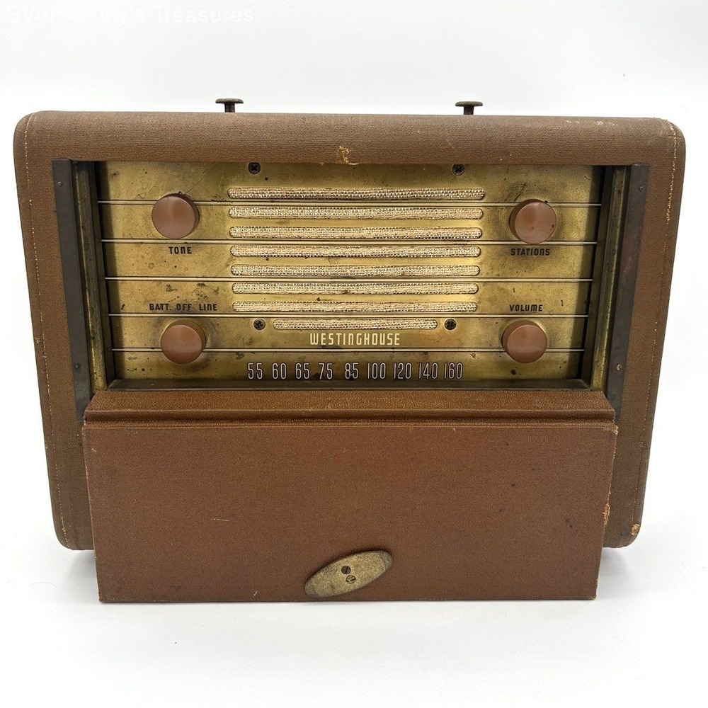 Vintage Westinghouse H-165 Tube Radio AM Radio Untested Parts Repair